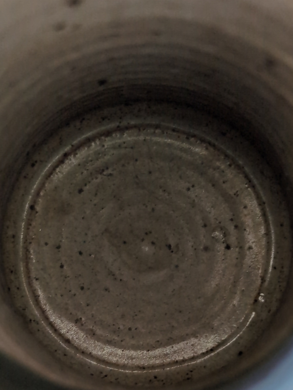 Ceramic Glazed Mug in Brown, Cream & Blue - Picture 12 of 12
